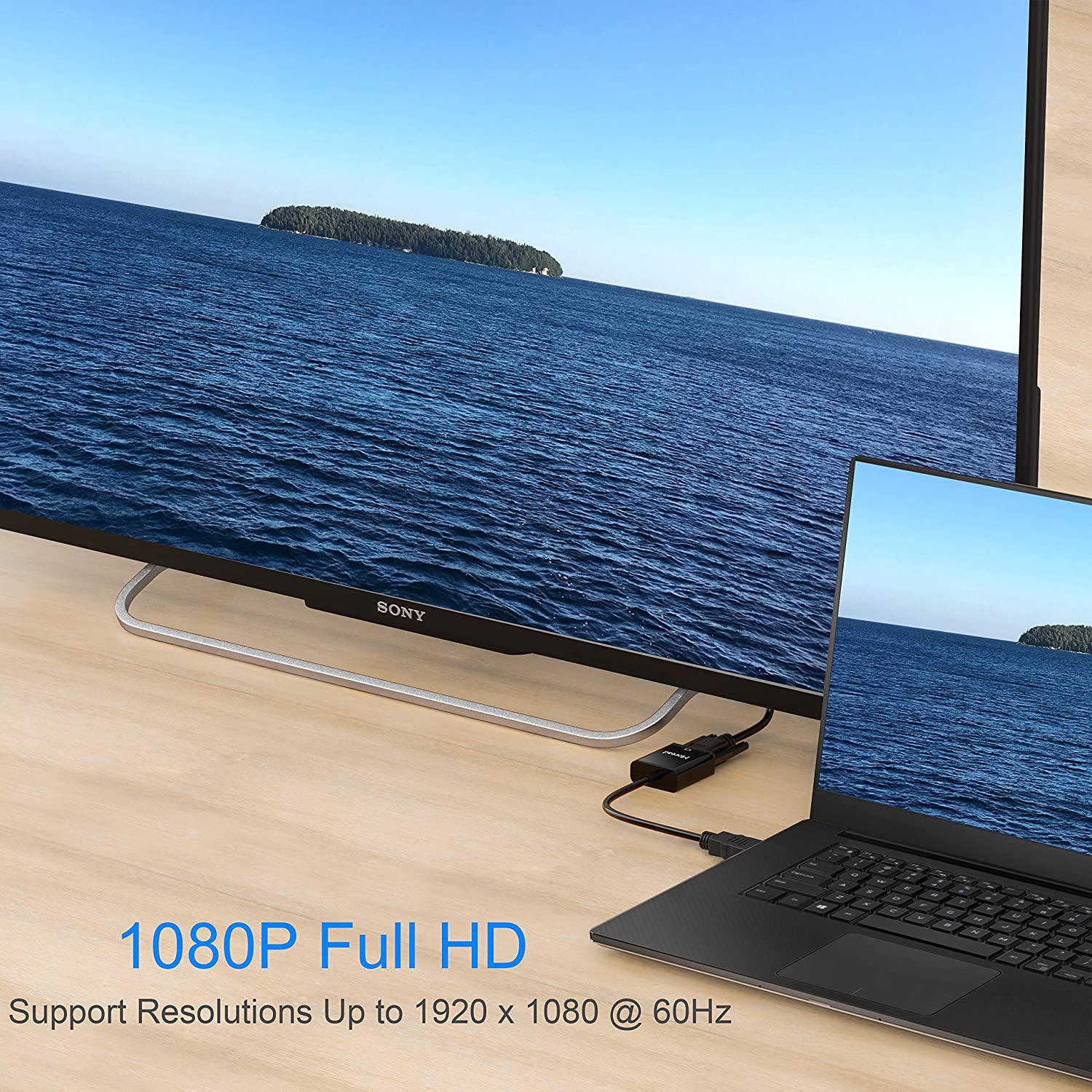 Laptop Connect Two Monitors Together With Vga VGACables Dual VGA